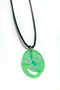 Snowflake Oval Epoxy Pendant Elk-Bjtieg - 3