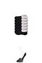 Glb-Stl41414 Black Women's Ballerina Socks 6 Pairs