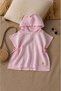Baby Poncho Made of 100% Cotton Double Layer Muslin Fabric - 2