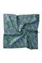 Tivil Silk Scarf 11519 - 16 Emerald Green Ethnic Pattern - 2
