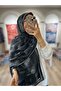 شال سيرينزا ناعم بنقشة مميزة - أسود - 2
