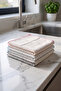 Set of 3 40X40 cm Dish Drying Cloths – Highly Absorbent Kitchen Towels for Drying Cups and Plates - 2