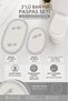 Gray 3-Piece French Lace Luxury Bath Mat Non-Slip Dowry Oval Bath Mat Set Lauris - 3