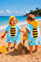Marte Kids Children's Hooded Beach & Bath Poncho - 3