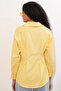 Women's Waist-Fitted Poplin Shirt 20384 - Yellow - 6