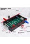 Foosball Drinking Shot Game TMX-030 Portable Mini Table Football/Soccer Set with 2 Shot Glasses for Adults and Kids, Includes Two Balls and Score Keeper - 4
