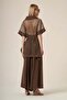 Women's Mesh Trouser Suit Brown 31362 - 2