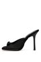 Elit Brke-4512 Women's Heeled Slippers Black - 4