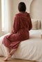 "Douce" Large Size Women's Dressing Gown Oversize Fit - 5