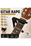 Professional Guitar Capo Compatible with Acoustic & Classical Guitars Black Capo with Strong Spring System - 4