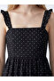 Esvab • Modern & Distinctive Polka Dot Layered Poplin Dress - 3