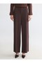 Vizyon New Season Elastic Waist Wide Leg Women's Trousers - 2