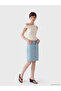 Nevavm Regular Fit Mini Jean Skirt with a Difference