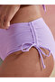 Bandeau Bead Trim Tie Back Top and Ruched Detail Bikini Set - 6