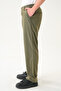Elastic Waist Pleated Fabric |   Loose Fit Men's Trousers - 3