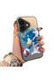 iPhone 16 Plus Compatible Hard Acrylic Back Silicone Edge Lens Protection Case