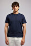 Oswald Men's Regular Fit 100% Cotton Printed Crew Neck T-Shirt Blue - 2
