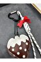 Heart Keychain Bag Charm - 2