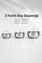 3-Piece Stainless Steel Mixing Bowl Set - 1200-2500-4000 ml Metal Bowl Set - 2