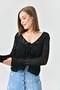 Women's Tied Openwork Seasonal Cardigan - 4