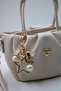 Drawstring Hand and Shoulder Bag with Special Design Accessories (Height 16 cm Width 25 cm)