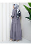 Women's Front Buttoned Modal Dress - 7
