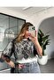 Women's Lace Garnished Crew Neck Modal Tshirt - 2