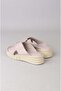 Seç Km43 Genuine Leather Anatomical Women's Slippers Stone - 5