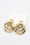 Steel Hoop Earrings - Gold