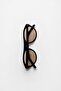 Elara Women's Sunglasses Uv400 Protection Lightweight Black Frame Light Color Glass Popular - 3