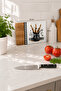 Glass Cutting Board - Glass Cutting Table |   Pötikare - Rustic Roll Themed Wooden Patterned |   20cm X 30cm - 4