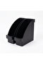 Desktop Document Rack 2 Pieces Black