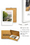 White Wooden Framed Camille Pissarro Painting Set Huhu552 - Triple Painting Set White Frame - 2