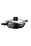 Orion Forged Aluminium Shallow Pot with Lid, 32 cm