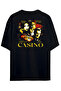 Casino Themed Custom Design Unisex Premium Cotton T-Shirt - High-Quality Printing