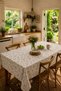 Modern Colorful Floral Patterned Wipeable Tablecloth Stain-Resistant Stylish Design for Garden Balcony - 2