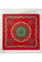 Ethnic Bohemian Mandala Patterned Neck Hair Bag Belt Accessory Cotton Fabric Kerchief Scarf Bandana Red - 3