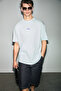 Exotic Men's 100% Organic Cotton Comfortable Fit Blue T-Shirt with Print Detail - 4