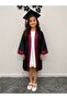 Bordo Striped Dress and Kep for Primary and Secondary School - 4