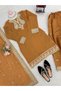 Dark Yellow Mul Chanderi Top Palazzo & Dupatta - HRT7929 - Dark Yellow - 2