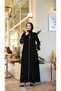 Mevlana Ferace with Ribbon Detail - 5
