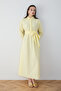 Belted Poplin Dress 68-6302 - 2