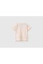 Baby Girl Fluffy Water-Based Print Detailed T-Shirt with Hidden Snap Fasteners 1-5 Years P - 2