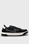 Genuine Leather Lace-Up Men's Sneaker Shoes Comfortable Casual Sports Shoes Black