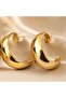 Velvet Gold Hoops - 2