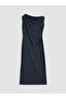 Lcw Vision One Shoulder Gathered Modal Blend Dress - 4