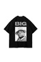 تي شيرت أسود كبير الحجم مطبوع عليه Notorious BIG للجنسين - 2