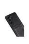 Samsung Galaxy A17 5g Compatible Leather Case with Sara Business Card Holder - Black - 6
