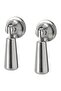 MOSSARYD Drop handle, stainless steel colour, 49 mm