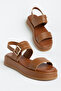 Women's Double-Strap Buckle Detailed Casual Sandals
